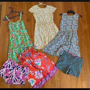 Summer lot/bundle dresses, shorts, and shirt